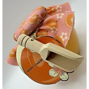 Vanilla Peach Body Scrub Body Prescriptions 23.6 oz w/ Wood Scoop NEW!